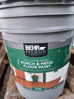 5 Gallons Porch & Garage Patio Floor Dark Gray Paint 