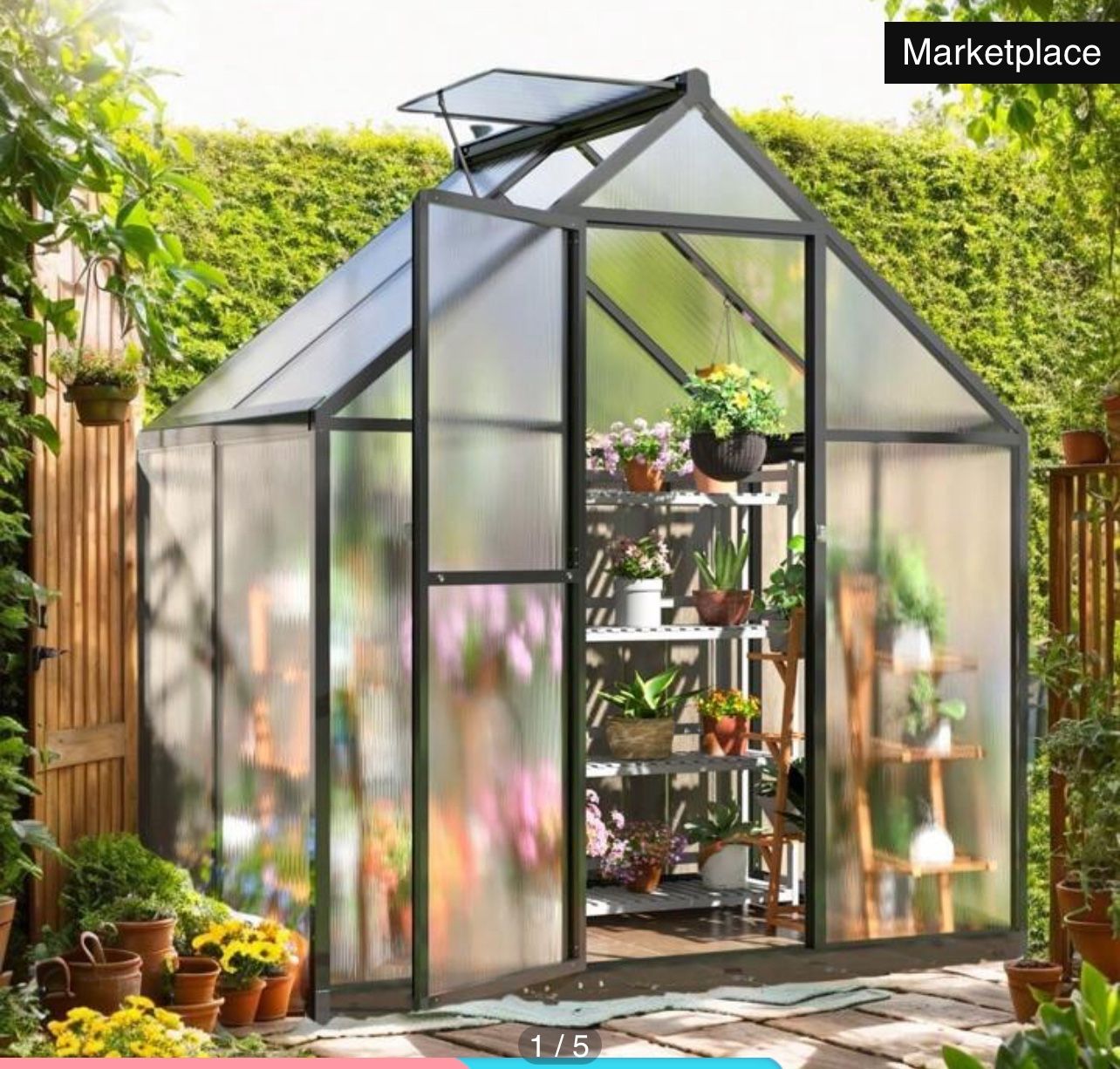 Belham Living 6’ x 8’ Greenhouse