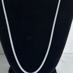 22” Solid Cuban Sterling Silver 