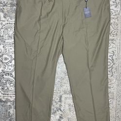 Joseph & Feiss Pants Mens Big & Tall 50x32 Beige Pleated   