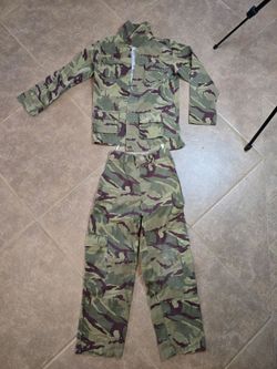 Boys size 7 army costume