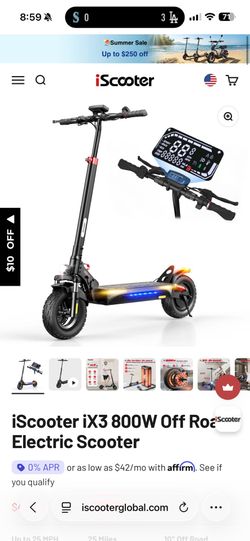 Iscooter ix3 goes 25mph