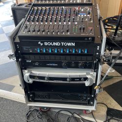 Peavey Mixer With Rack 