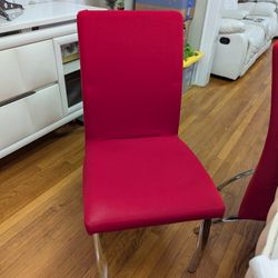 New White Fitted Chair Covers - Set Of 6