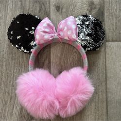 Minnie Mouse Ear Muffs 