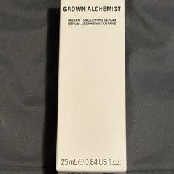 GROWN ALCHEMIST Instant Smoothing Serum 0.84oz / 25mL Full Size Hyaluronic Acid