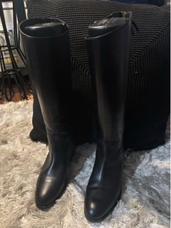 Cole Hahn, Knee high boots, Size 6 1/2, Black