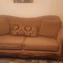 Gently Used Sofa, Loveseat, Chair & Ottoman Set