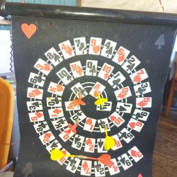 Magnetic Dart Board In Good Condition 