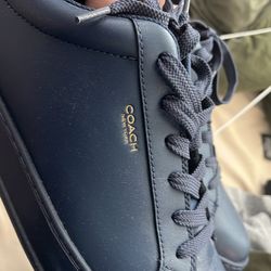 Coach shoes blue