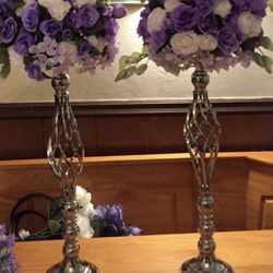 New Candle Or Flower Holders $35 Per Set 