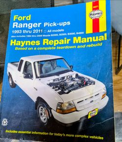 Haynes Ford Ranger Pick-ups Repair Manual 1993–2011
