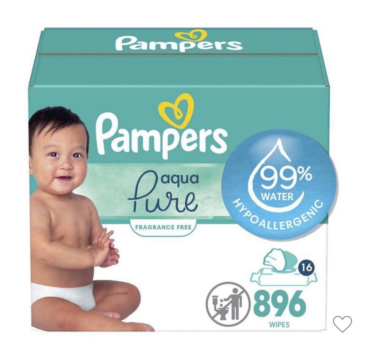 Pampers Aqua Pure 896 Count