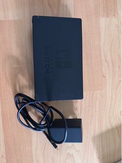 Nintendo switch dock and power adapter