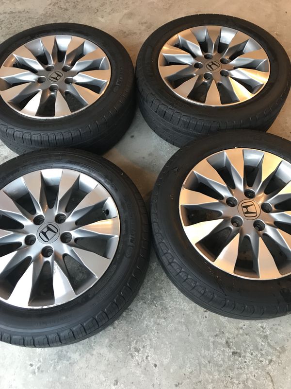 Honda Civic Ex Premium Factory Wheels With Michelin Defender Tires Honda Civic Ex Premium Factory Wheels With Michelin Defender Tires