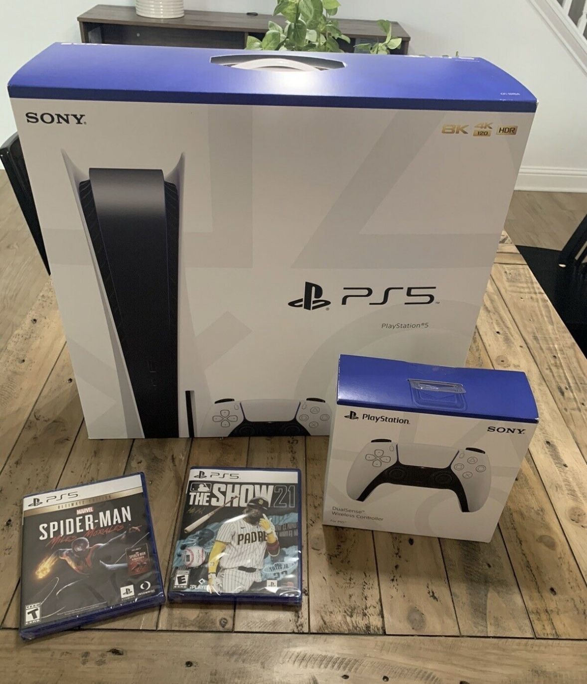 Brand 5 Console Disc Huge Bundle Games + Controller