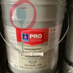 Light Blue Industrial Enamel Oil Based Paint 