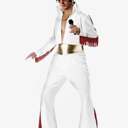 Halloween New Elvis Men’s 50s Rock Style Costume SZ XL