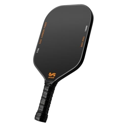2024 SWYANE Carbon Fiber Pickleball Paddles, 3K Carbon Abrasion Surface CAS, T700 Raw Carbon Fiber, 16MM Polypropylene Honeycomb Core.Suitable for Beg