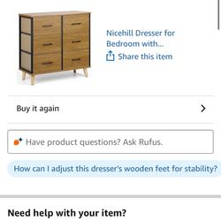 Dresser/Drawers