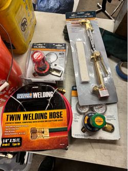 Lot of  Cutting torch Kit Retail 400 with Tanks