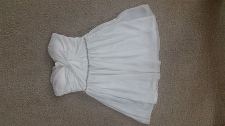 White short dress Size M