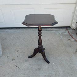 Vintage Pedestal Stand Or Plant Stand