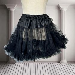 Women's LED Tutu Skirt (Black OS)
