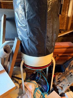 Jet 1.5 hp dust collector w dust dog filter
