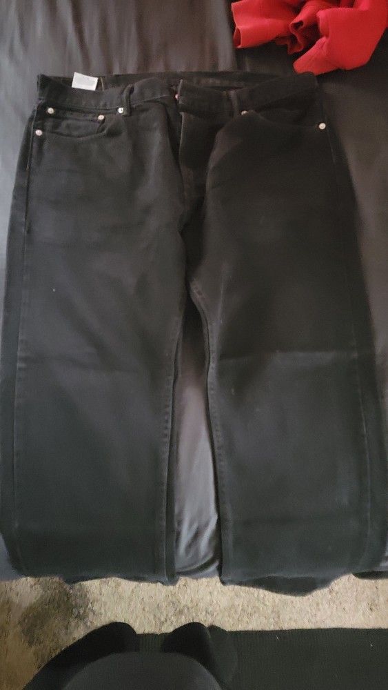 Levi’s 505 Men's Black Straight Jeans