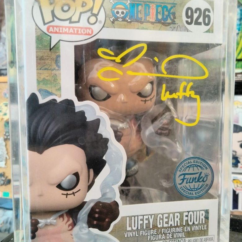 One Piece Luffy Gear 4 Signed PSA COA