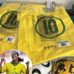 Ronaldinho Nike Brazil Jersey #10 New With Receipt 