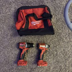 Milwaukee Drills (Tool Only) Bag Included