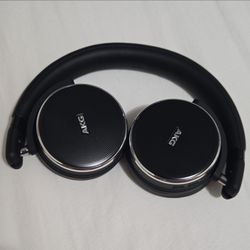 AKG N60 Foldable Over-Ear Headphones Black/Silver w/ 3.5mm Cable