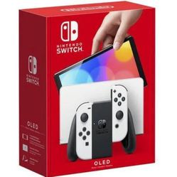 OLED Nintendo Switch With Original Box And Extras