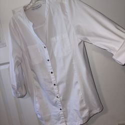 White Professional Button Down