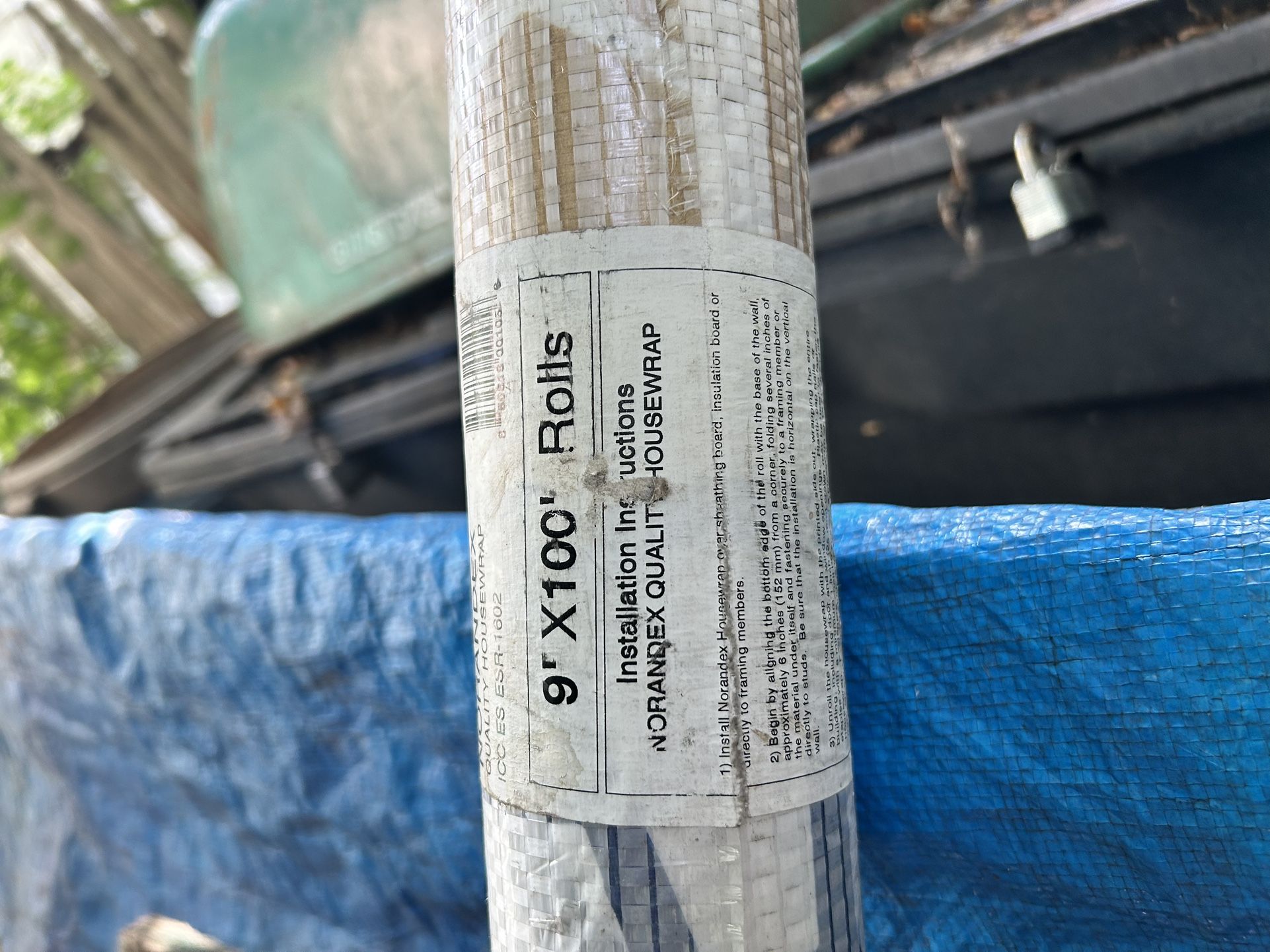 4 Rolls 100fr Norandex House Wrap For Siding 