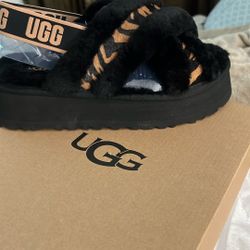 UGG Tiger Print Slides