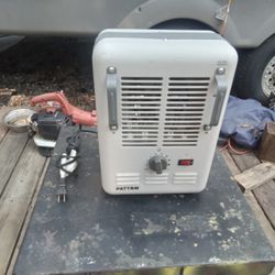 Heavy Duty Steel Patton Space Heater, Works Great. $10.00.