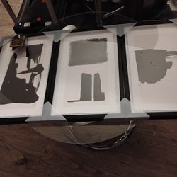 Black White Picture Set Of 3 