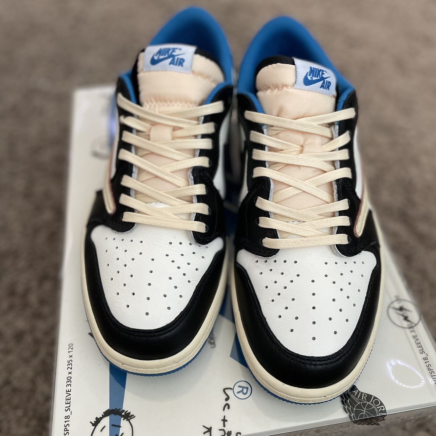 ‘Fragment X Travis Scott’ Jordan 1 Retro Low OG SP 