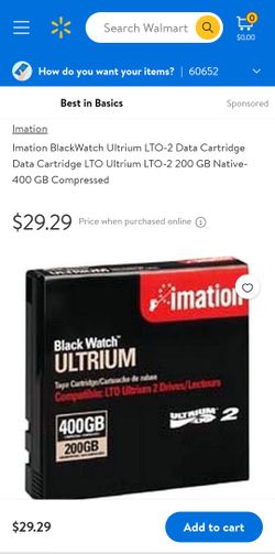 Imation 200gb/100gb Computer Tape Cartridge