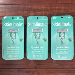 Skintimate Disposable Razors: Sensitive Skin 4 Count Each Pack (3 For $15)