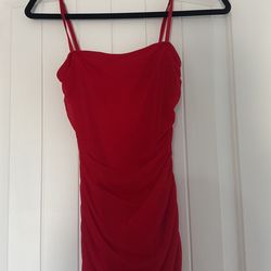 Mid Dress Fashion Move Brand New Red