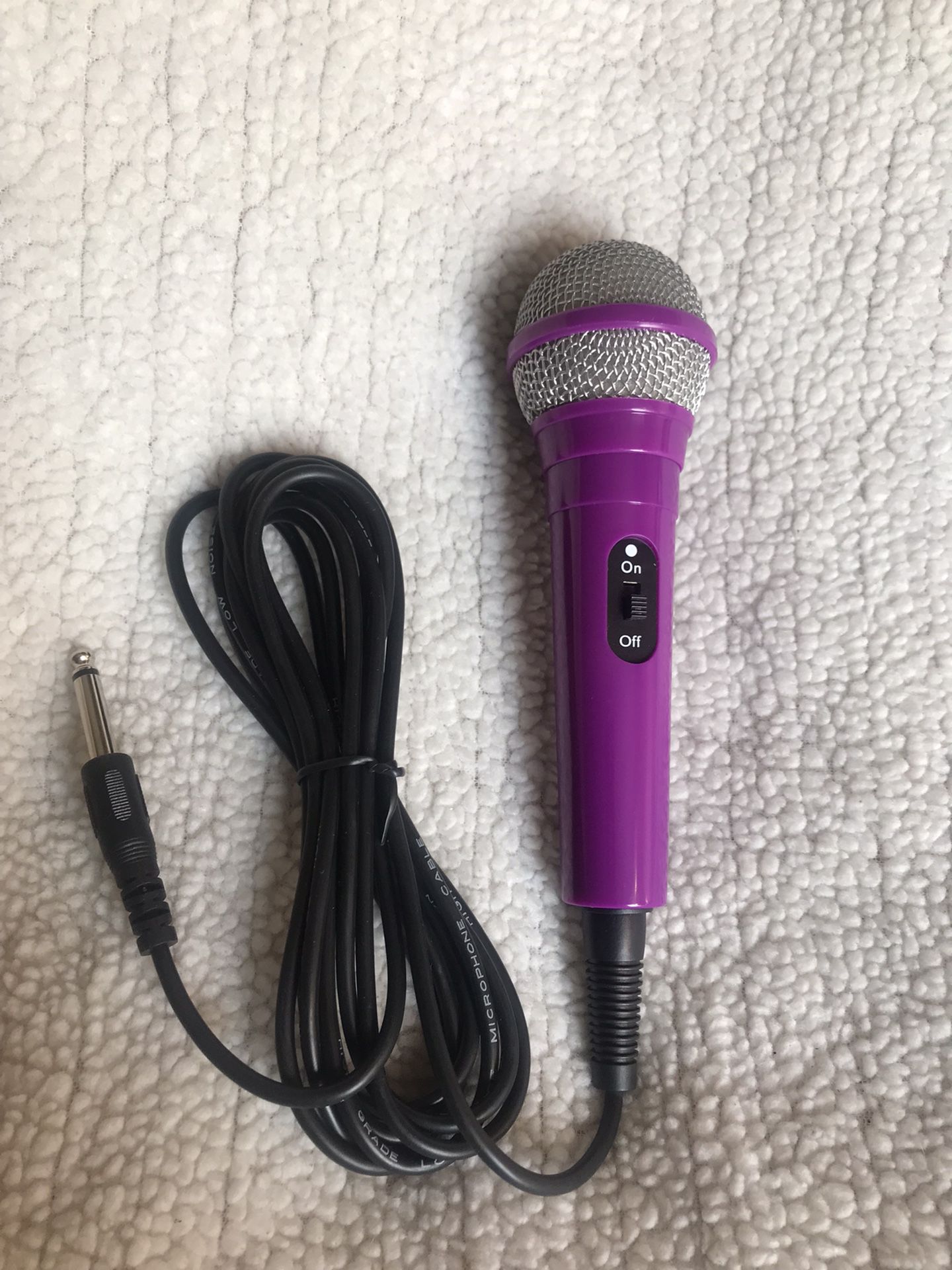 Disney Karaoke Microphone, Purple Plug-in 6mm