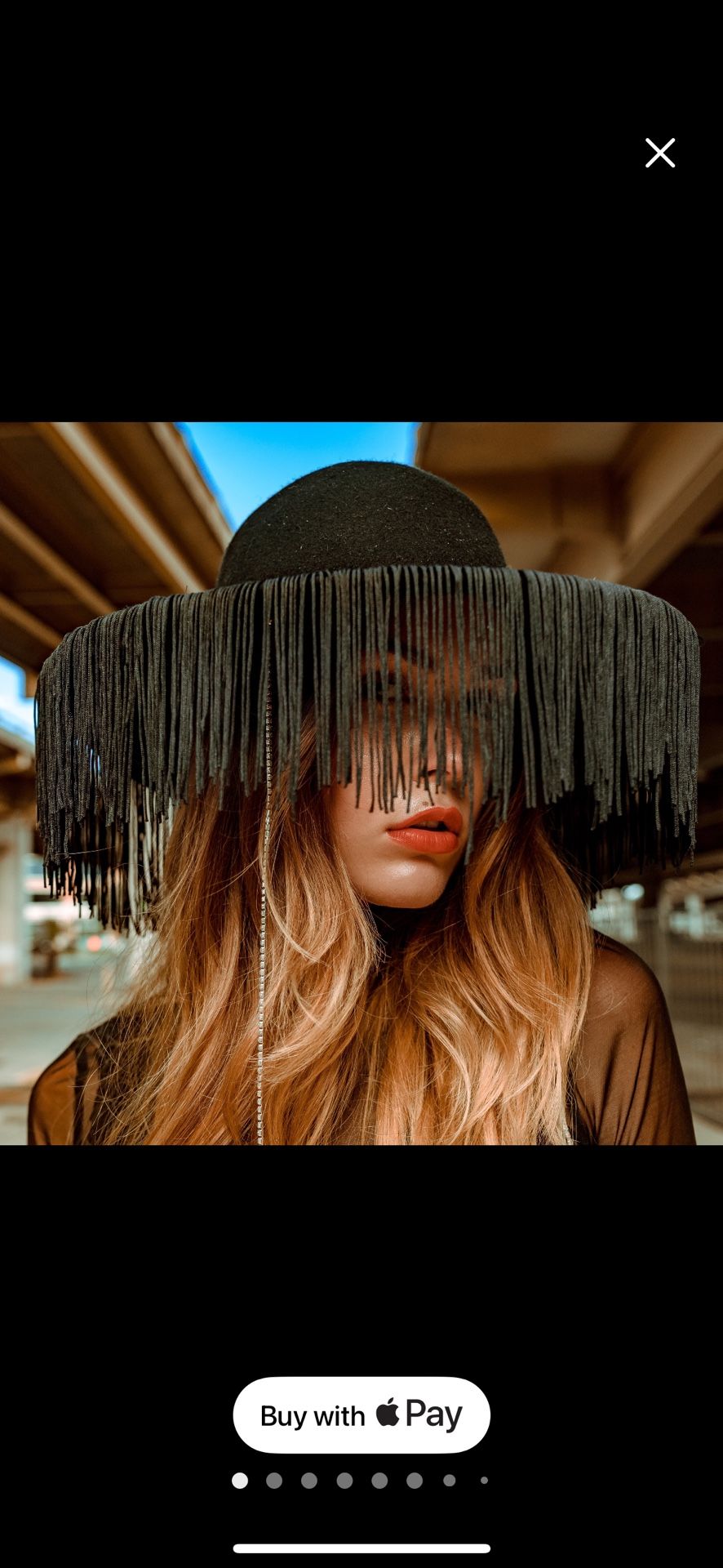 Outlaw Chandelier Hat - Fringe Cowboy Hat