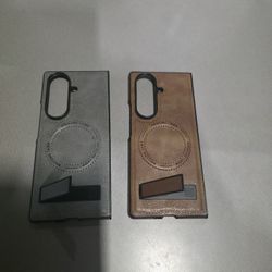 Z Fold 7 Leather And Magsafe Cases