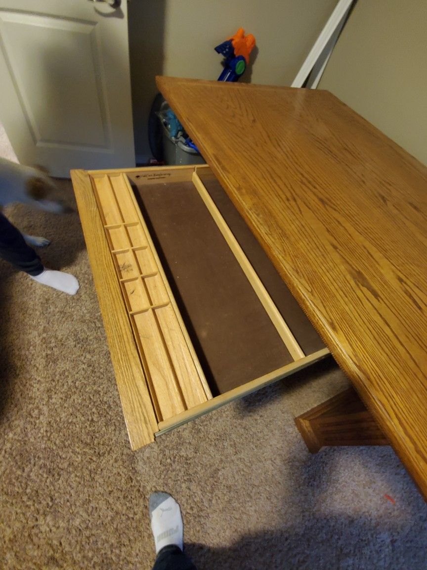 Antique Oak Desk