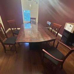 Dining Table Set Of 6 Chairs 