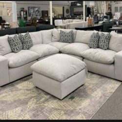 Savesto Ivory 5 Piece  Sectional Couch ⭐️ Brand New ⭐️ Best Quality 👌 Fastest Delivery 🚚  On Sale 📣
